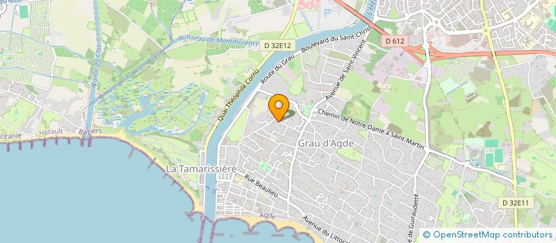 localisation de l'entreprise ADG  AGDE