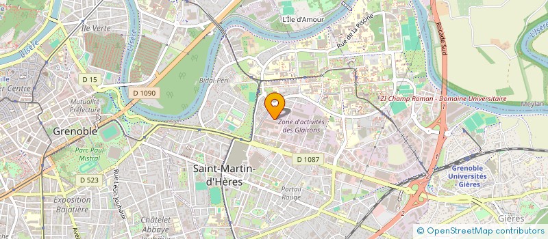localisation de l'entreprise ADG AMORESE DEMENAGEMENTS à SAINT-MARTIN-D'HERES