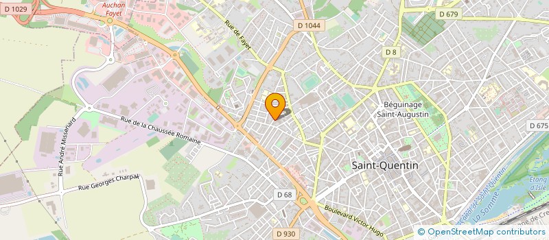 localisation de l'entreprise ADG BATIMENT à SAINT-QUENTIN
