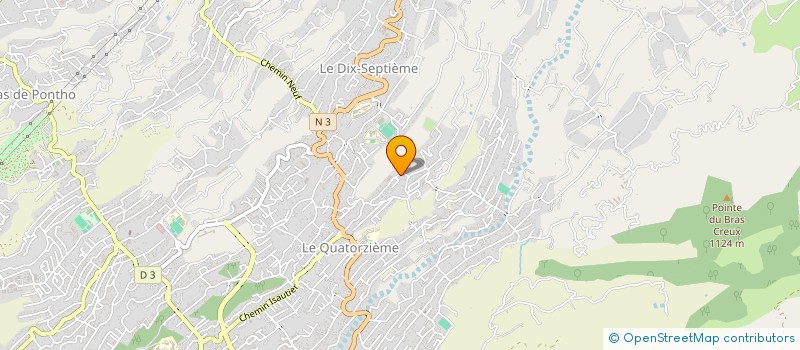 localisation de l'entreprise ADG BATIMENT REUNION SARL  LE TAMPON