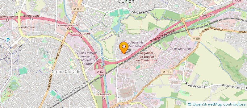 localisation de l'entreprise ADG CITY 2 à TOULOUSE