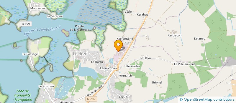 localisation de l'entreprise ADG CONCEPTION  LE HEZO