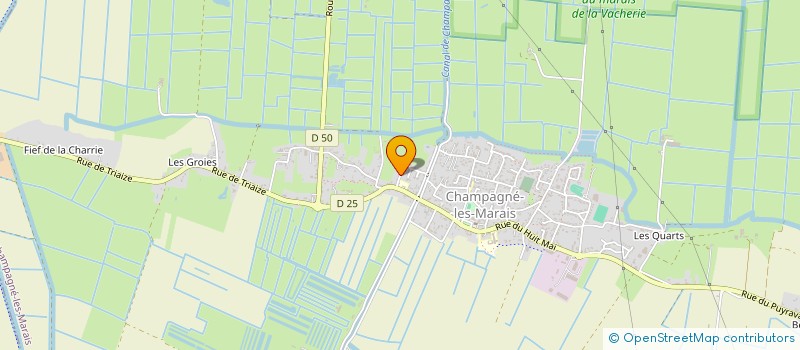 localisation de l'entreprise ADG CONSTRUCTION  CHAMPAGNE-LES-MARAIS