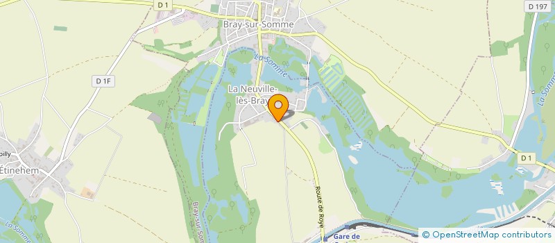 localisation de l'entreprise ADG CORP  LA NEUVILLE LES BRAY