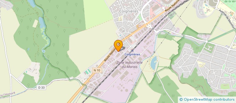 localisation de l'entreprise ADG DISTRIBUTION à COIGNIERES