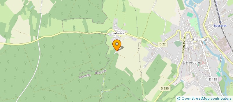 localisation de l'entreprise ADG ENERGIES  BACCARAT