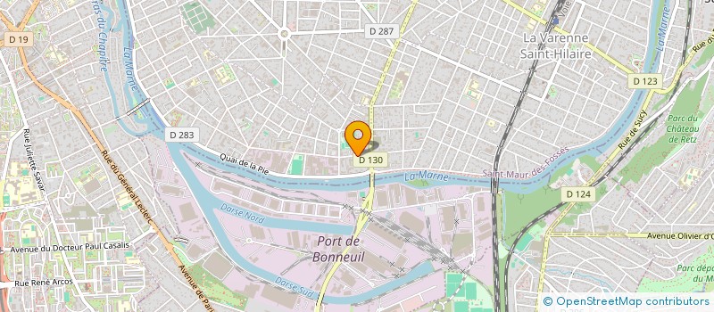 localisation de l'entreprise ADG EXPERTISE à SAINT-MAUR-DES-FOSSES