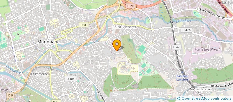 localisation de l'entreprise ADG FAMILY  SAINT-VICTORET