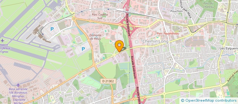 localisation de l'entreprise ADG PRIMEUR  MERIGNAC