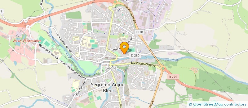 localisation de l'entreprise ADG SERVICES  SEGRE-EN-ANJOU BLEU