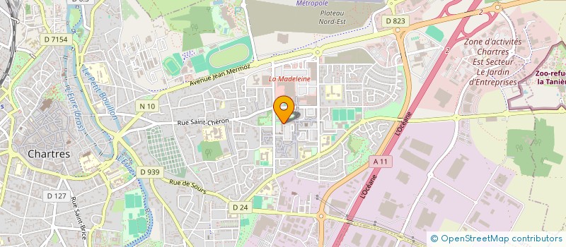 localisation de l'entreprise ADGARIOS à CHARTRES