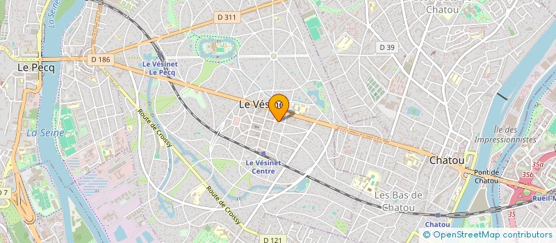 localisation de l'entreprise ADGE  LE VESINET