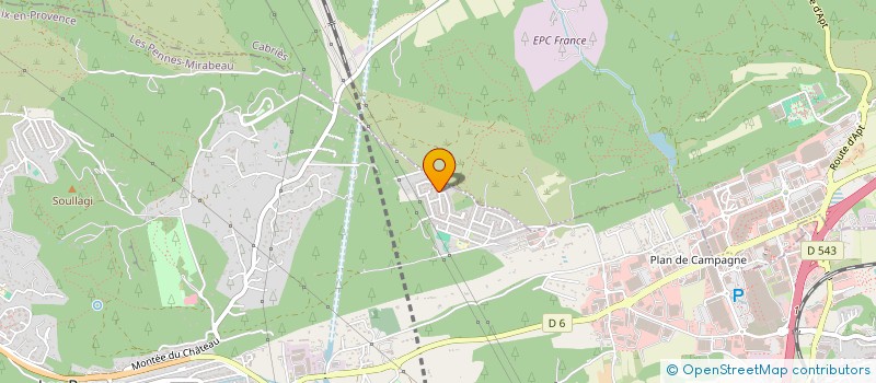 localisation de l'entreprise ADGE SOLUTION à LES PENNES-MIRABEAU