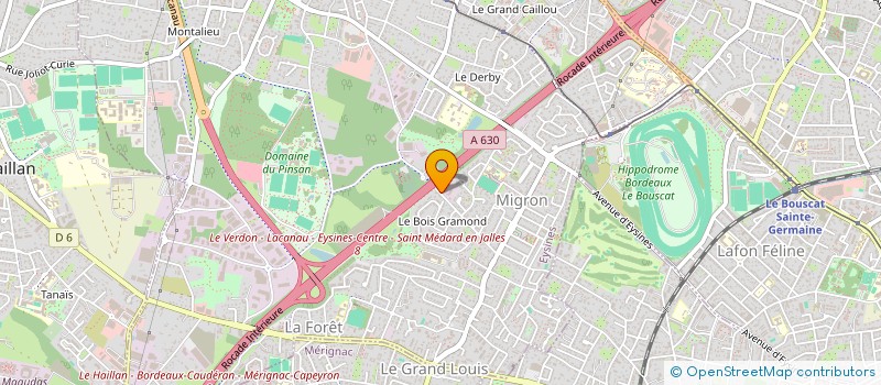 localisation de l'entreprise ADGESSA  EYSINES