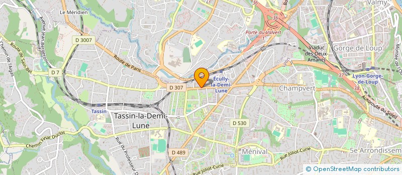 localisation de l'entreprise ADGEST à TASSIN-LA-DEMI-LUNE