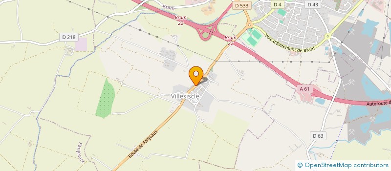 localisation de l'entreprise ADGI  VILLESISCLE