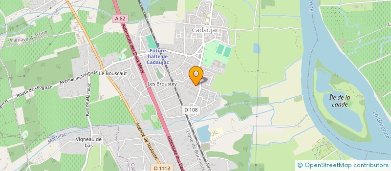 localisation de l'entreprise ADGI PARTNERS à VILLENAVE-D'ORNON