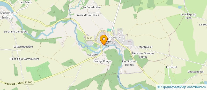 localisation de l'entreprise ADGL à MONTRESOR