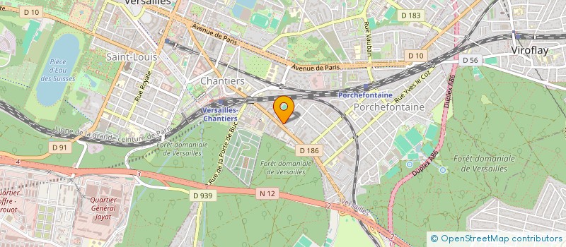 localisation de l'entreprise ADGM à VERSAILLES