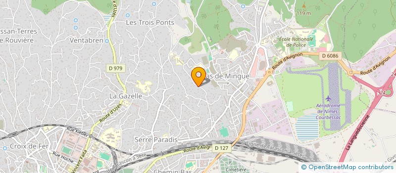 localisation de l'entreprise ADGM INNOV'  NIMES