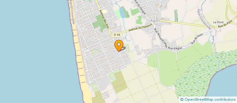 localisation de l'entreprise ADH  AGON-COUTAINVILLE