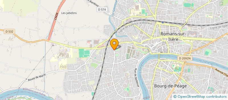 localisation de l'entreprise ADH EDITIONS  SAINT-RAMBERT-D'ALBON