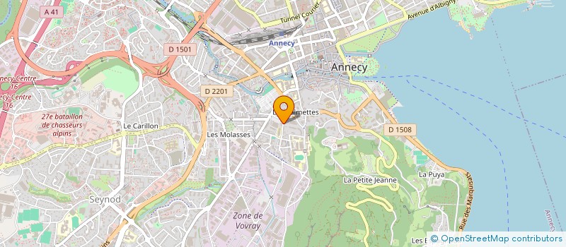 localisation de l'entreprise ADH EUROP à ANNECY