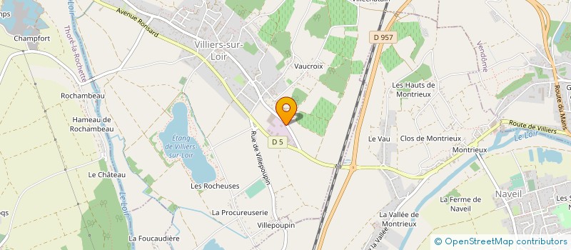 localisation de l'entreprise ADH SERVICES  VILLIERS-SUR-LOIR