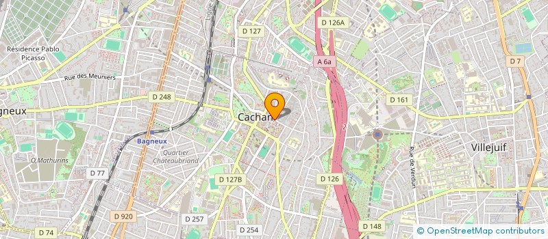 localisation de l'entreprise ADH SOLUTION à CACHAN