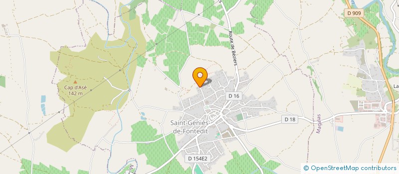 localisation de l'entreprise ADH - VTT à SAINT-GENIES-DE-FONTEDIT