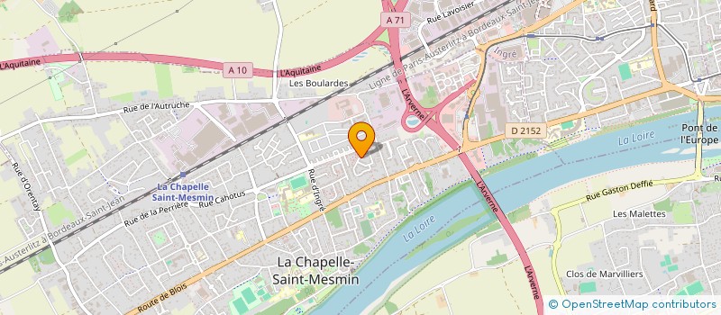 localisation de l'entreprise ADHABI TRANSPORTS SARL à LA CHAPELLE-SAINT-MESMIN