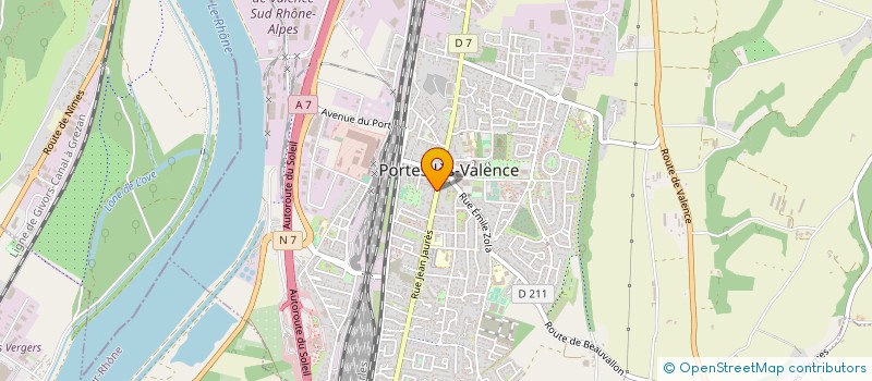 localisation de l'entreprise ADHAC  PORTES-LES-VALENCE