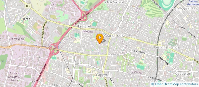 localisation de l'entreprise ADHAERE  MERIGNAC