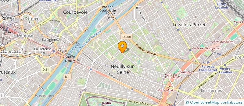 localisation de l'entreprise ADHAESIO FINANCE à NEUILLY SUR SEINE