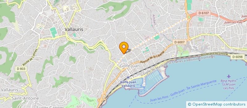 localisation de l'entreprise ADHAM à VALLAURIS