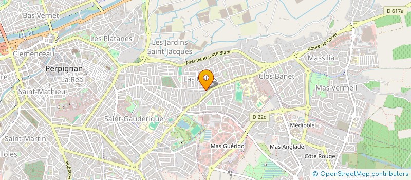 localisation de l'entreprise ADHAP SERVICES LA CATALANE à PERPIGNAN