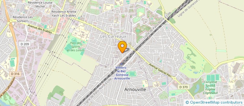 localisation de l'entreprise ADHARA  ARNOUVILLE