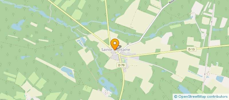 localisation de l'entreprise ADHAT  SAINTE-MONTAINE