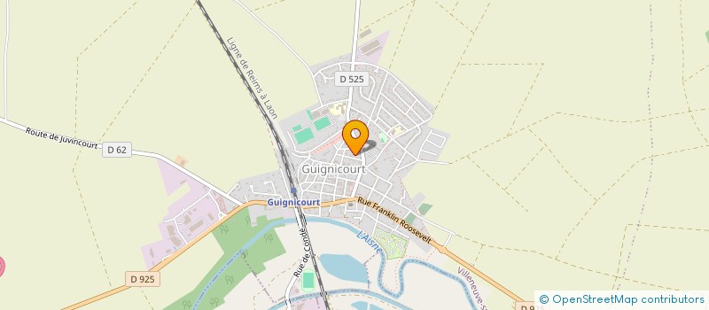 localisation de l'entreprise ADHECOR à VILLENEUVE-SUR-AISNE