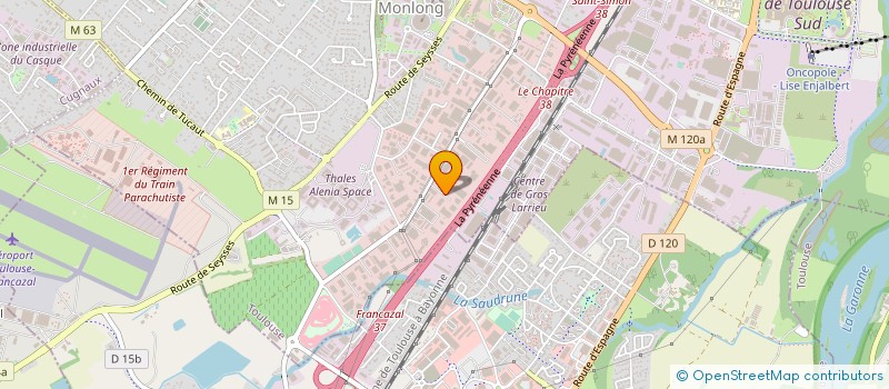 localisation de l'entreprise ADHEGRAPH  TOULOUSE