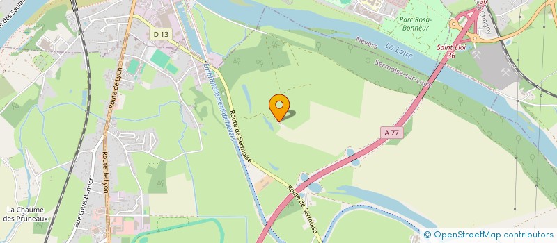 localisation de l'entreprise ADHEL  SAINT ELOI