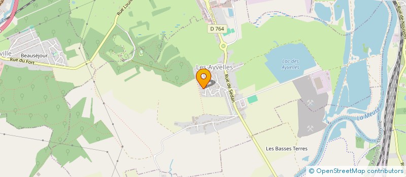 localisation de l'entreprise ADHELIAS  LES AYVELLES