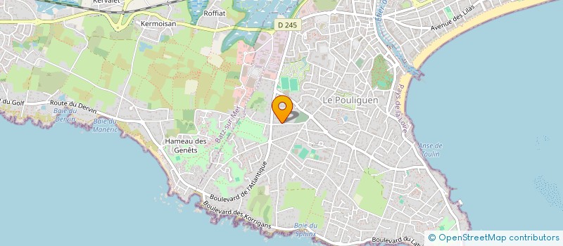 localisation de l'entreprise ADHEMA  LE POULIGUEN