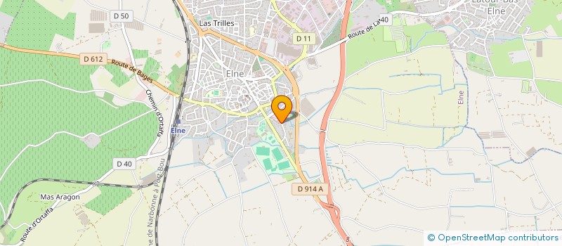 localisation de l'entreprise ADHEMAR à ELNE