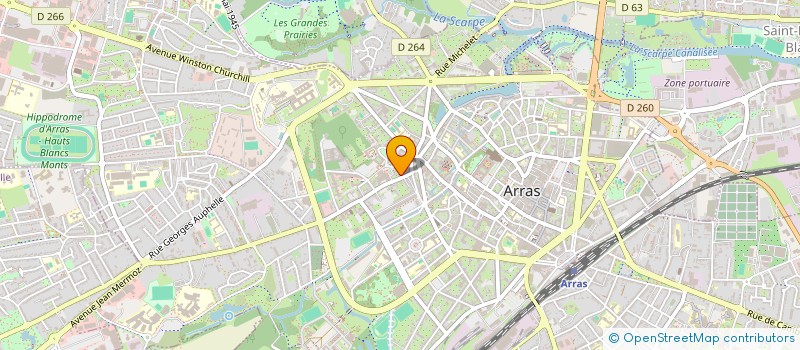 localisation de l'entreprise ADHEO SERVICES ARRAS à ARRAS