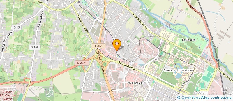 localisation de l'entreprise ADHEO SERVICES ORLEANS à ORLEANS