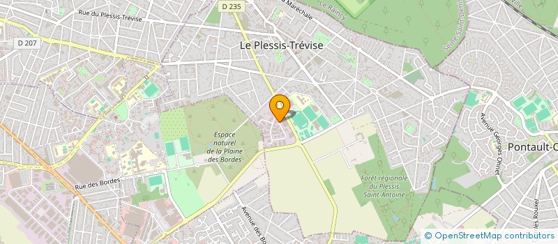 localisation de l'entreprise ADHER à LE PLESSIS-TREVISE