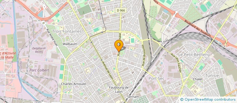 localisation de l'entreprise ADHERE  REIMS