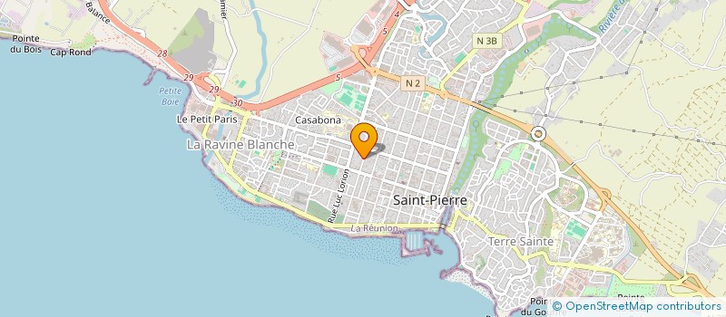 localisation de l'entreprise ADHERE SAP à SAINT-PIERRE