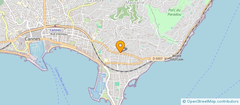localisation de l'entreprise ADHERE TRANSACTIONS à CANNES